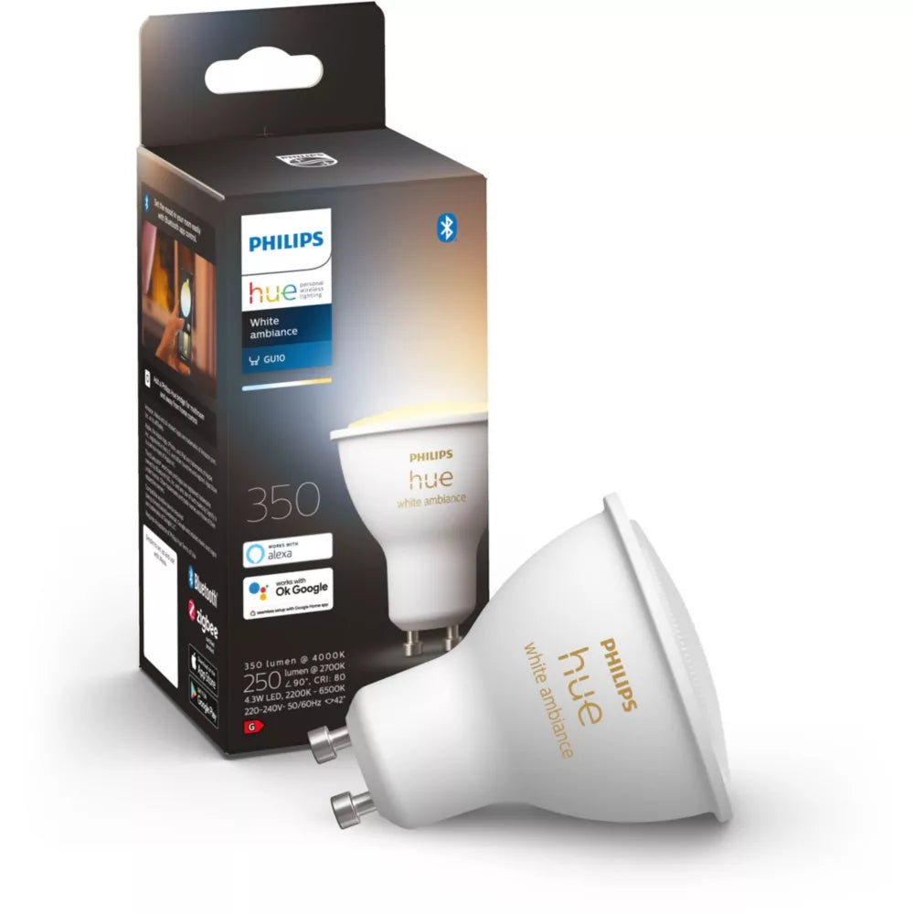 Ampoule LED Connectée White Ambiance GU10 - Philips Hue – OWEN
