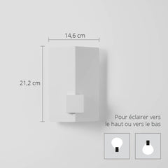 Applique Murale V1-L <br>(bureau, escalier, chambre)